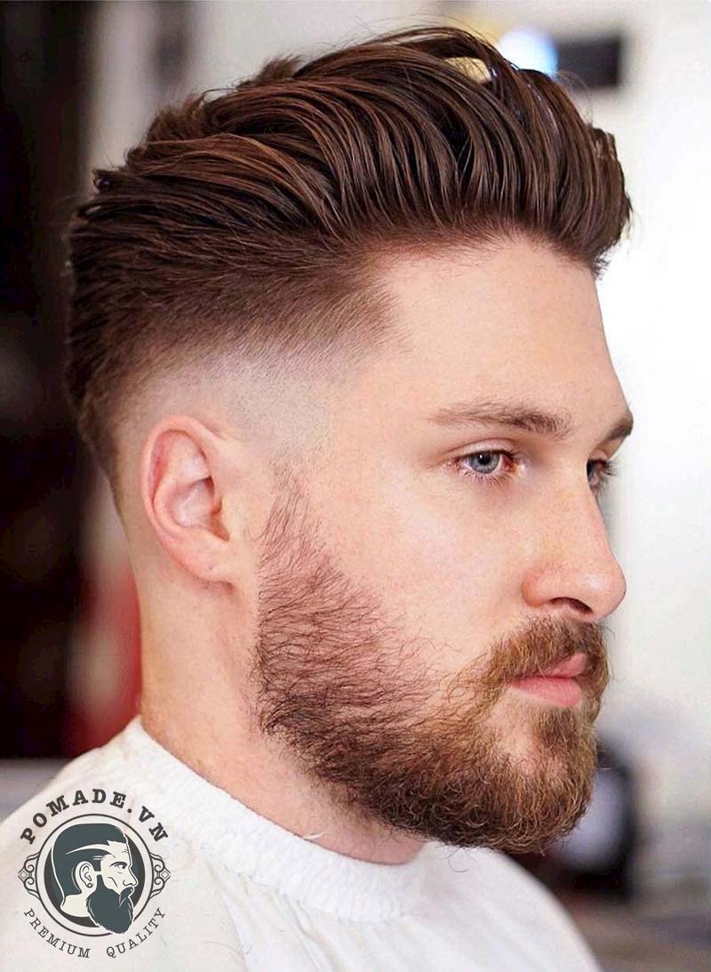 Kiểu tóc Pompadour đẳng cấp phái mạnh  Barber Shop Vũ Trí